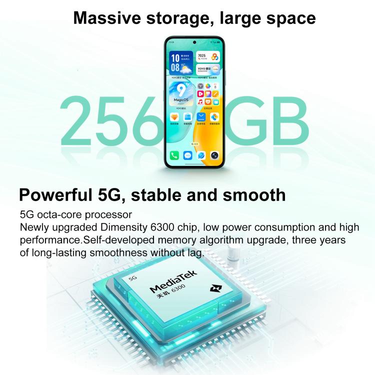 Honor Play 60, 6GB+128GB, Side Fingerprint, 6.61 inch MagicOS 9.0 Dimensity 6300 Octa Core, Network: 5G, OTG, Play 60, 6GB+128GB, 6GB+128GB Honor Play 60, 6GB+128GB, Side Fingerprint, 6.61 inch MagicOS 9.0 Dimensity 6300 Octa Core, Network: 5G, OTG, Play 60, 6GB+128GB, 6GB+128GB